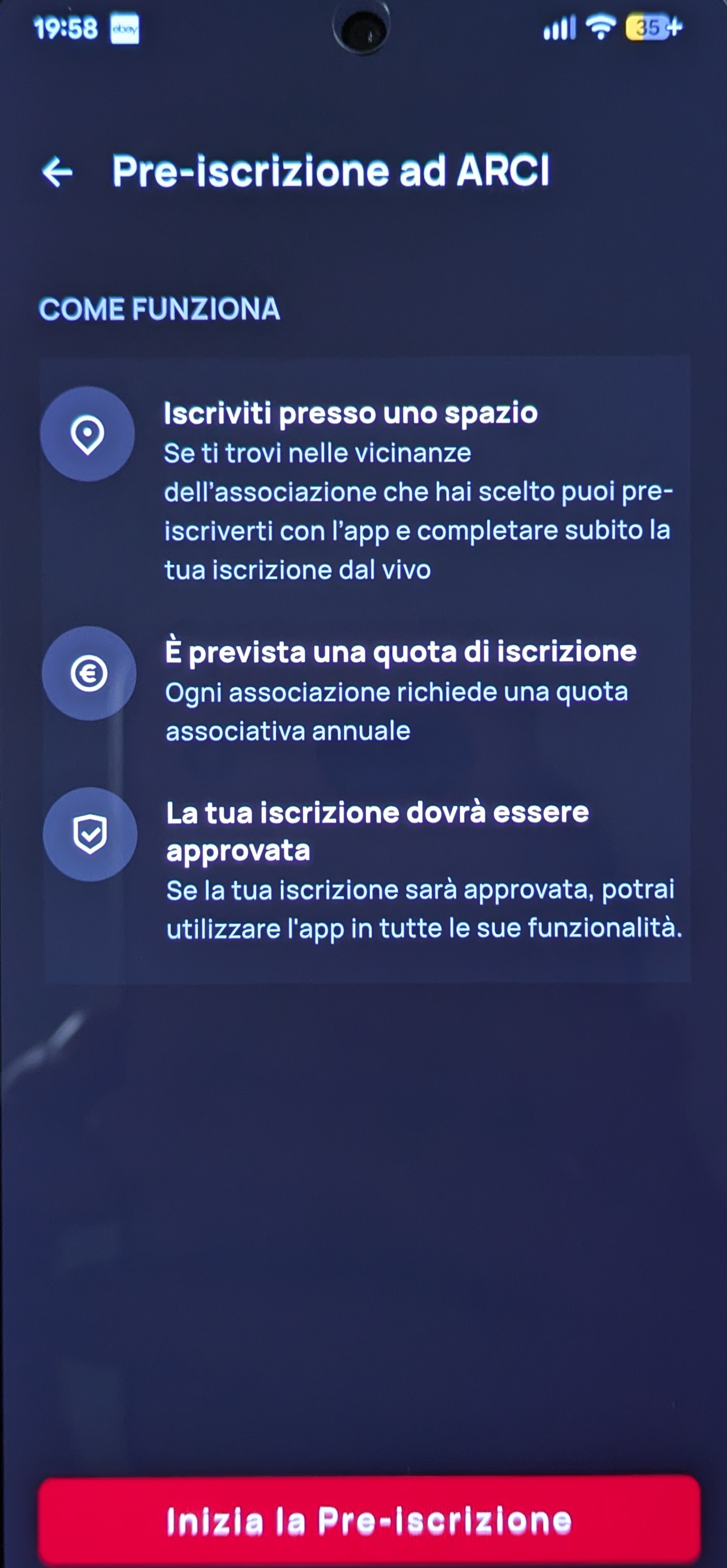 Tesseramento ARCI - passo 3